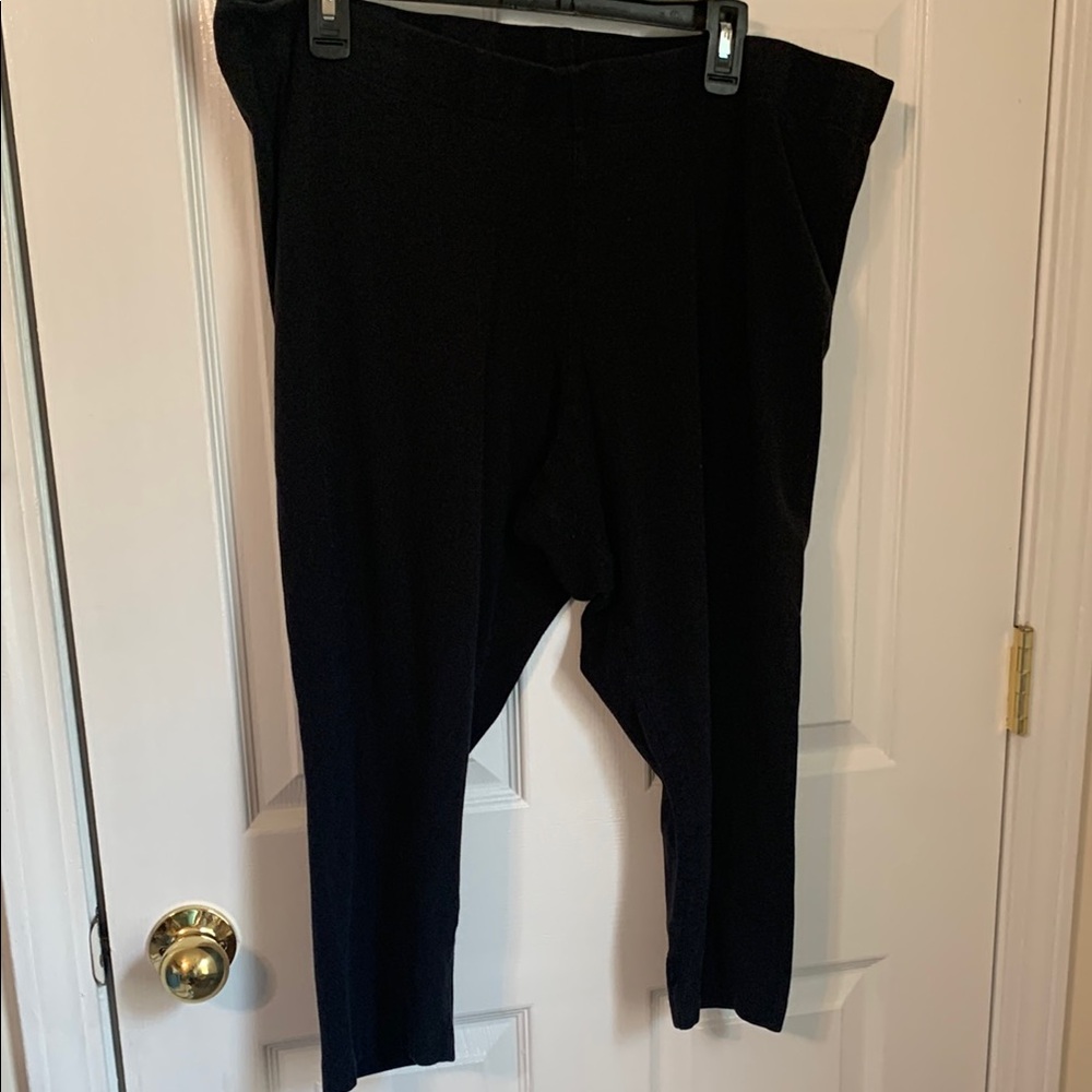 Old Navy xxl basic black crop leggings length 29”